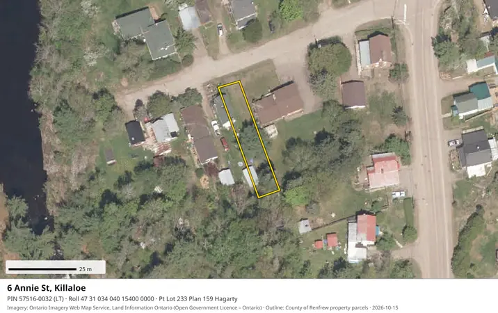 Aerial view for Residential property in Killaloe, Hagarty and Richards, Killaloe, Hagarty and Richards