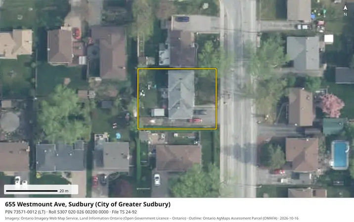 Aerial view for Property in Greater Sudbury, Greater Sudbury