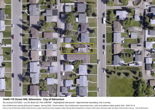 Aerial view for Commercial property in City of Edmonton, City of Edmonton
