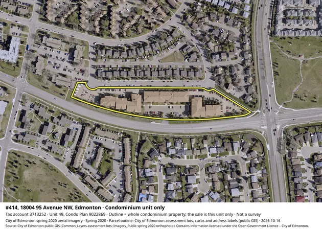 Aerial view for Residential property in City of Edmonton, City of Edmonton