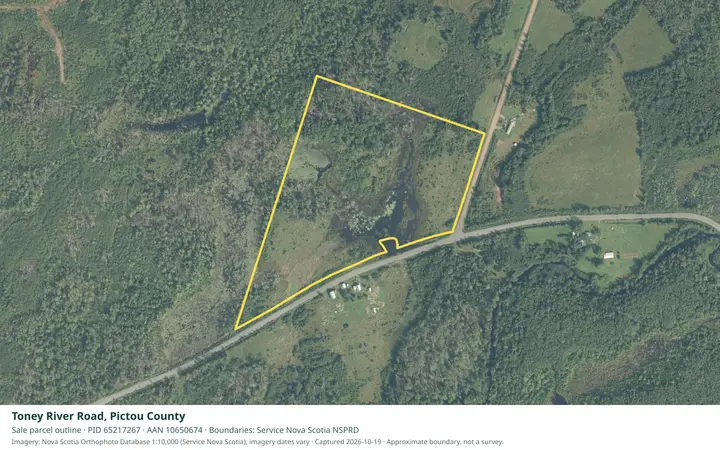 Aerial view for Land in Pictou County, Pictou County