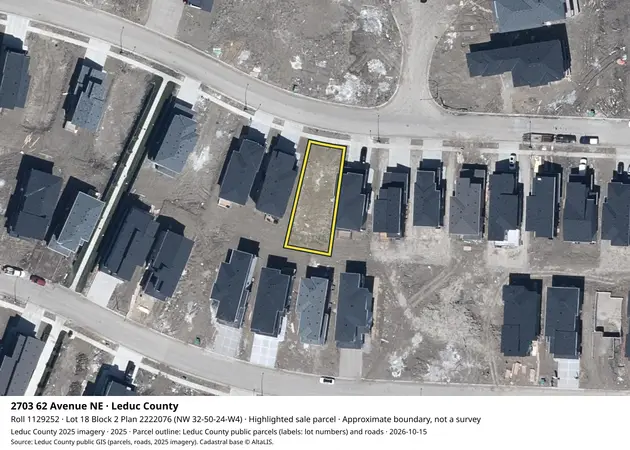 Aerial view for Land in Leduc County, Leduc County