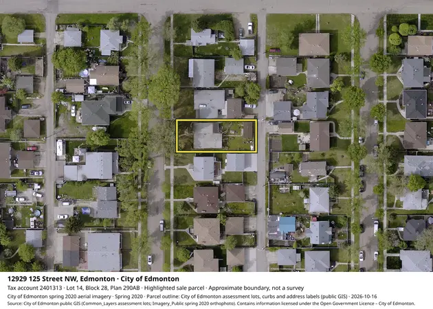 Aerial view for Residential property in City of Edmonton, City of Edmonton