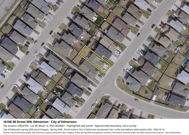 Aerial view for Residential property in City of Edmonton, City of Edmonton
