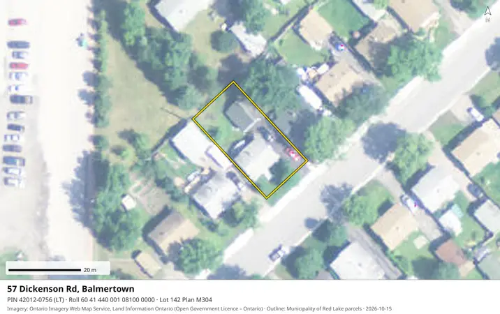 Aerial view for Residential property in Red Lake, Red Lake