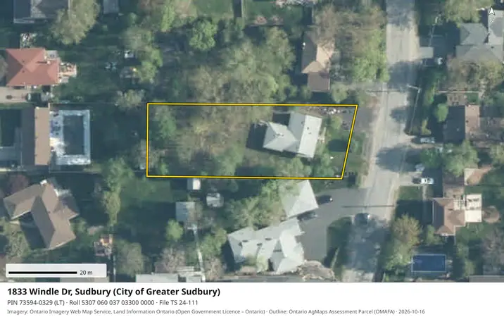 Aerial view for Property in Greater Sudbury, Greater Sudbury