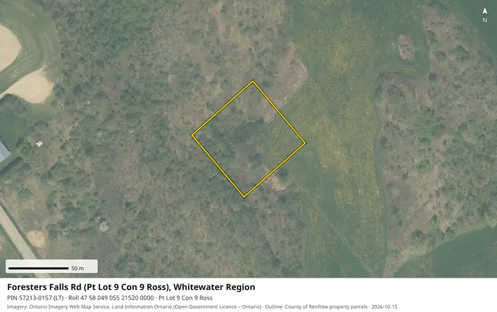 Aerial view for Land in Whitewater Region, Whitewater Region