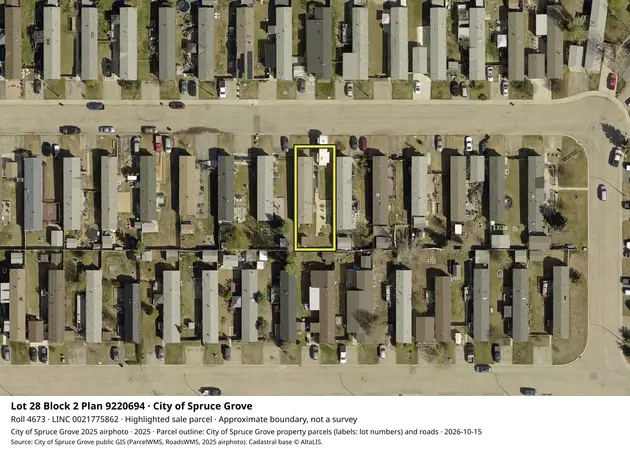 Aerial view for Residential property in City of Spruce Grove, City of Spruce Grove