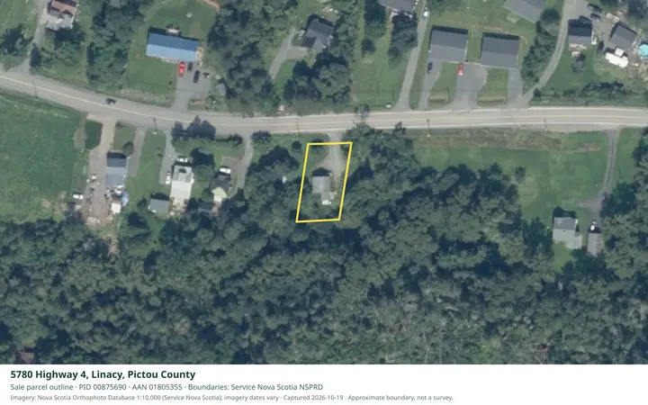 Aerial view for Residential property in Pictou County, Pictou County