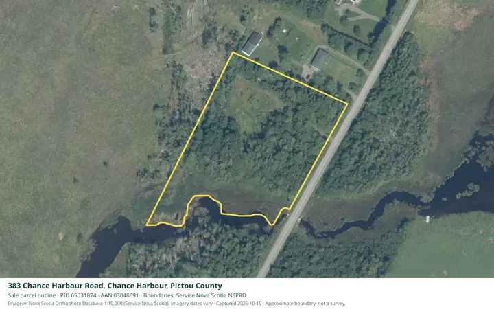 Aerial view for Land in Pictou County, Pictou County