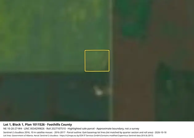 Aerial view for Rural property in Foothills County, Foothills County