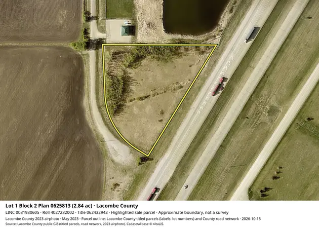 Aerial view for Land in Lacombe County, Lacombe County