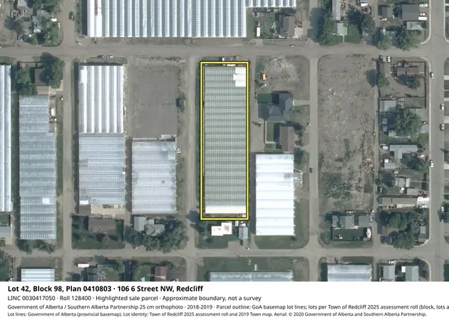 Aerial view for Property in Town of Redcliff, Town of Redcliff