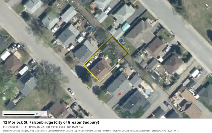 Aerial view for Property in Greater Sudbury, Greater Sudbury