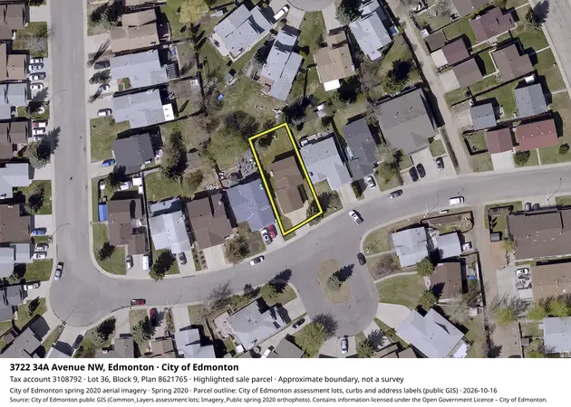 Aerial view for Residential property in City of Edmonton, City of Edmonton