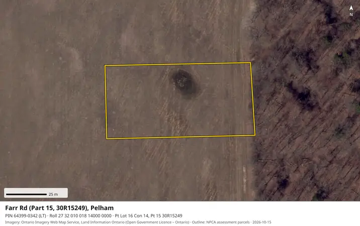 Aerial view for Land in Pelham, Pelham