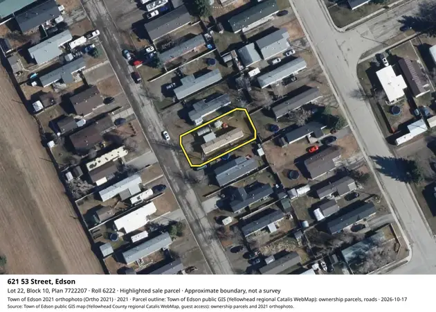 Aerial view for Residential property in Town of Edson, Town of Edson