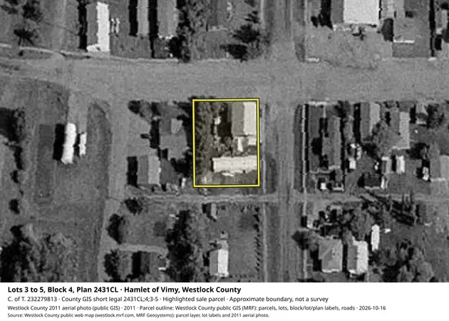 Aerial view for Property in Westlock County, Westlock County