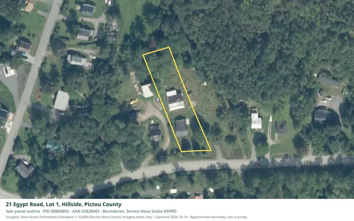 Aerial view for Residential property in Pictou County, Pictou County