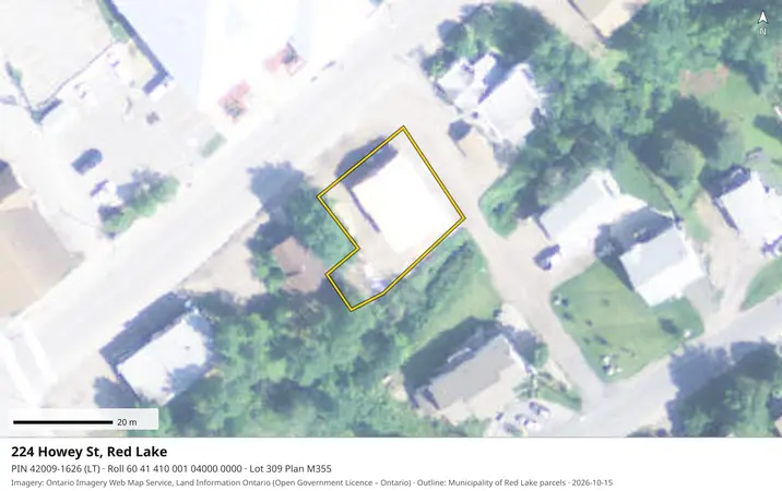 Aerial view for Commercial property in Red Lake, Red Lake