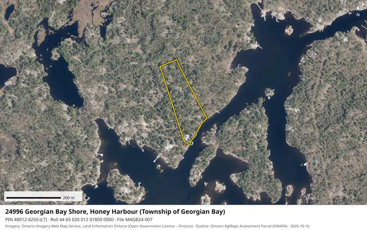 Aerial view for Property in Georgian Bay, Georgian Bay