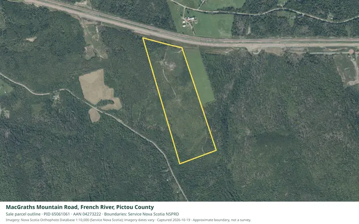 Aerial view for Land in Pictou County, Pictou County