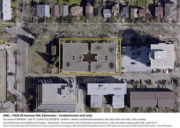 Aerial view for Residential property in City of Edmonton, City of Edmonton
