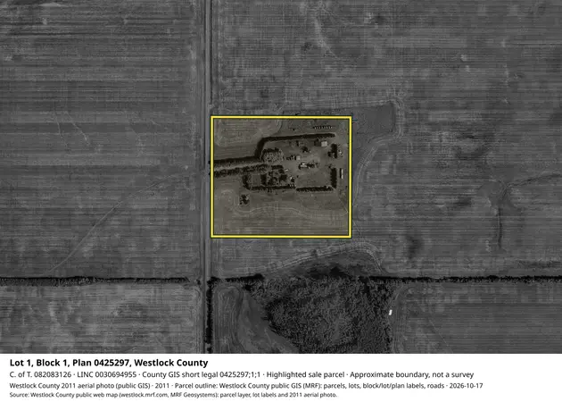 Aerial view for Rural property in Westlock County, Westlock County