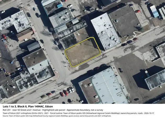 Aerial view for Land in Town of Edson, Town of Edson