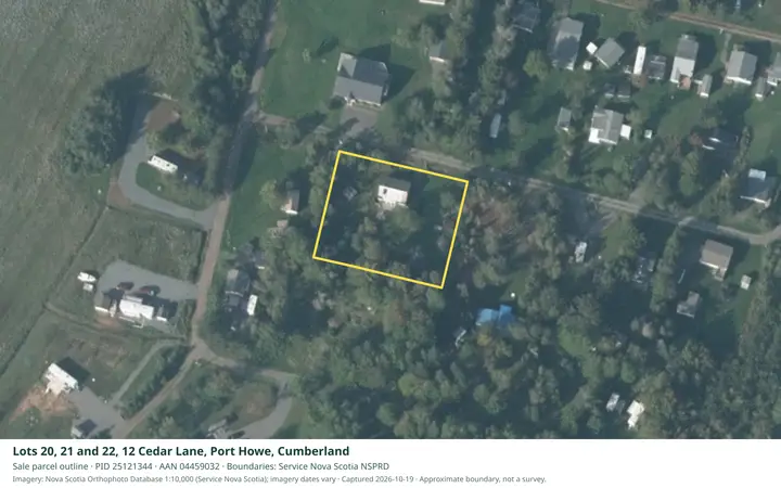 Aerial view for Residential property in Cumberland, Cumberland