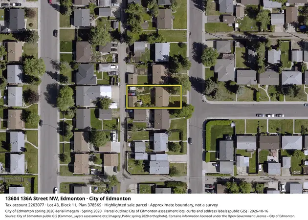 Aerial view for Commercial property in City of Edmonton, City of Edmonton