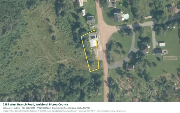 Aerial view for Residential property in Pictou County, Pictou County