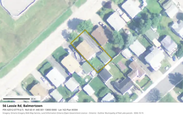 Aerial view for Residential property in Red Lake, Red Lake
