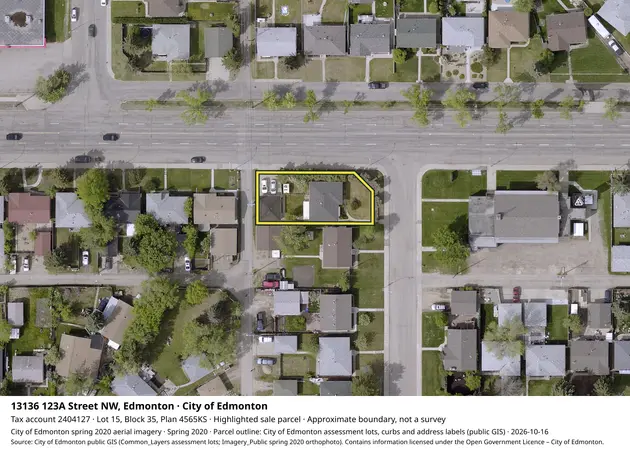 Aerial view for Residential property in City of Edmonton, City of Edmonton