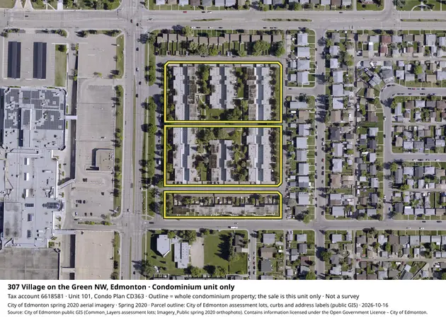 Aerial view for Residential property in City of Edmonton, City of Edmonton