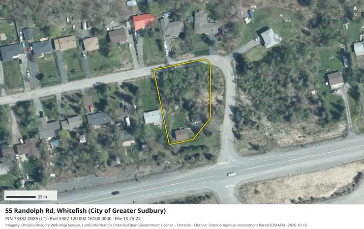 Aerial view for Property in Greater Sudbury, Greater Sudbury