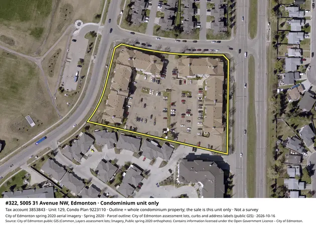 Aerial view for Residential property in City of Edmonton, City of Edmonton