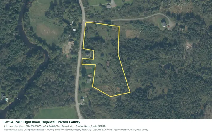 Aerial view for Property in Pictou County, Pictou County