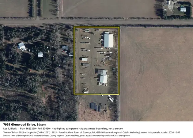 Aerial view for Property in Town of Edson, Town of Edson