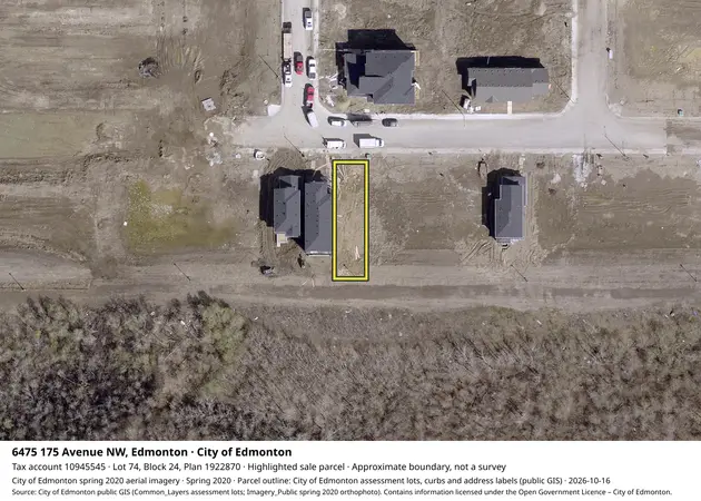 Aerial view for Residential property in City of Edmonton, City of Edmonton