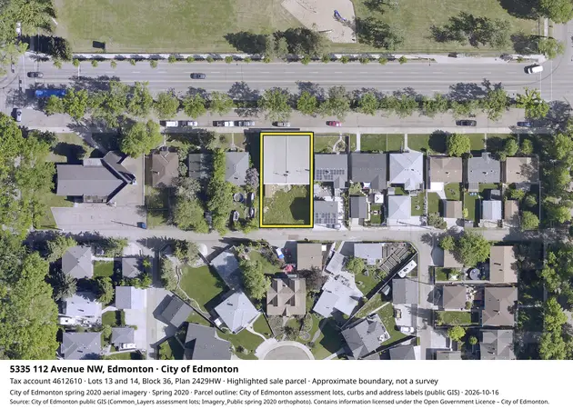 Aerial view for Commercial property in City of Edmonton, City of Edmonton