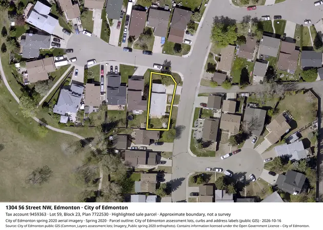 Aerial view for Residential property in City of Edmonton, City of Edmonton