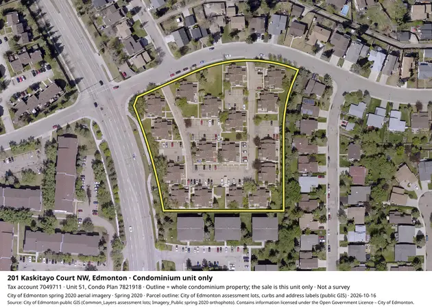 Aerial view for Residential property in City of Edmonton, City of Edmonton