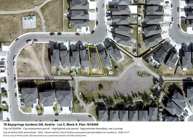 Aerial view for Residential property in City of Airdrie, City of Airdrie