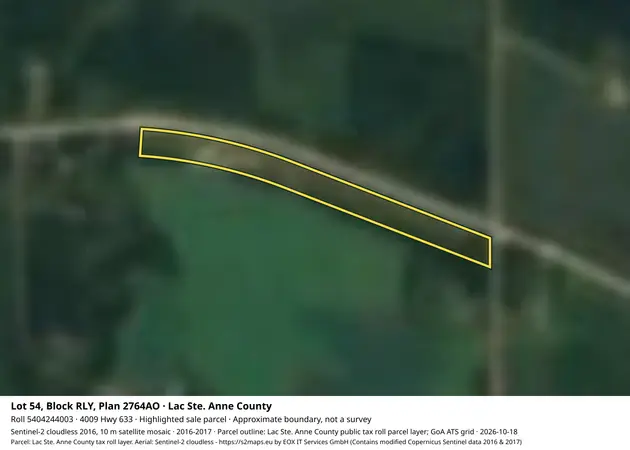 Aerial view for Residential property in Lac Ste. Anne County, Lac Ste. Anne County