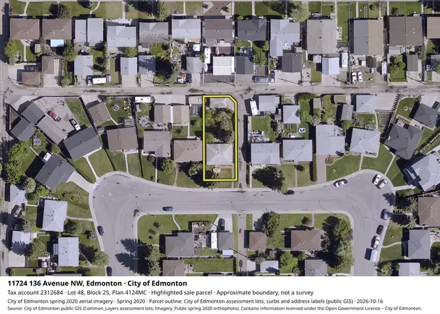Aerial view for Residential property in City of Edmonton, City of Edmonton