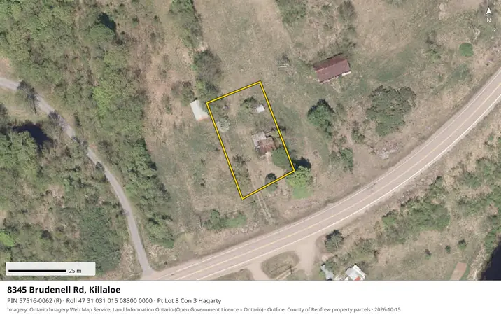 Aerial view for Residential property in Killaloe, Hagarty and Richards, Killaloe, Hagarty and Richards
