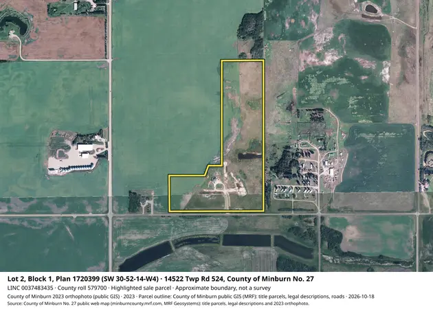 Aerial view for Rural property in County of Minburn No. 27, County of Minburn No. 27